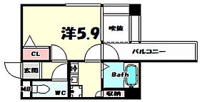 ロイヤルヒル神戸三ノ宮2  ｜ 兵庫県神戸市中央区加納町3丁目（賃貸マンション1K・7階・19.70㎡） その2