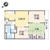 ルミナスＢ．Ｌ．Ｄ 201 ｜ 滋賀県近江八幡市鷹飼町北３丁目（賃貸アパート3LDK・2階・57.50㎡） その2