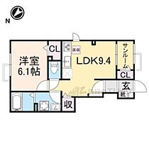 ＭＫ・テララ 103 ｜ 滋賀県長浜市神照町（賃貸アパート1LDK・1階・40.04㎡） その2