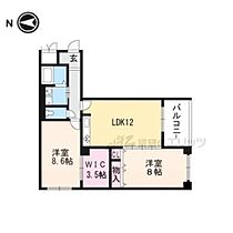 滋賀県湖南市石部南8丁目（賃貸マンション2LDK・3階・70.05㎡） その2