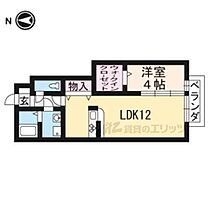 リビングタウン唐崎Ａ棟 101 ｜ 滋賀県大津市唐崎4丁目（賃貸アパート1LDK・1階・45.40㎡） その2