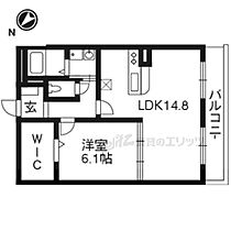 滋賀県大津市大江5丁目（賃貸マンション1LDK・3階・50.40㎡） その2