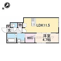 滋賀県彦根市河原（賃貸アパート1LDK・1階・40.90㎡） その2