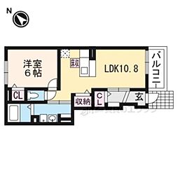 ベルルミエール 1LDKの間取図画像