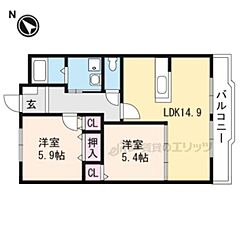 物件の間取り