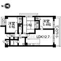 プレミール城陽1階8.0万円