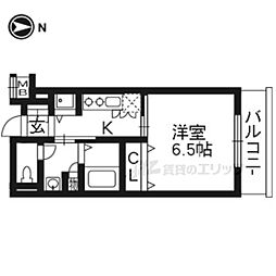 マンションロードウェイ 1Kの間取図画像
