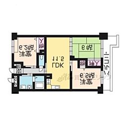 コテドパルク住吉 3LDKの間取図画像