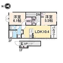 グリーンハイツ加茂I 205 ｜ 京都府木津川市加茂町里中門伝（賃貸アパート2LDK・2階・56.08㎡） その2