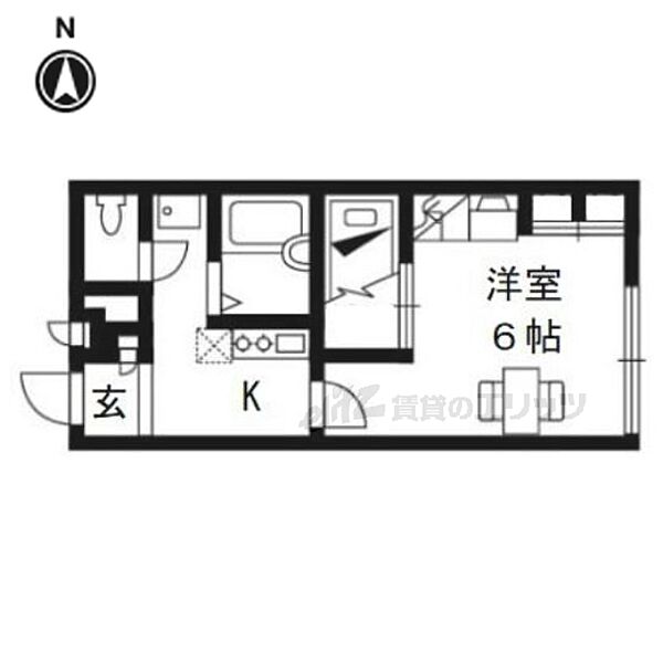 レオパレス洛南 303｜京都府京都市南区吉祥院仁木ノ森町(賃貸アパート1K・3階・20.28㎡)の写真 その2