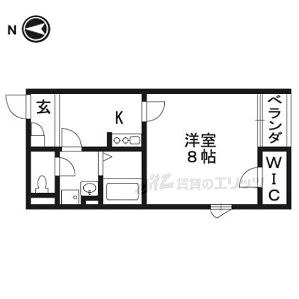 京都府乙訓郡大山崎町字円明寺小字殿山(賃貸アパート1K・2階・28.68㎡)の写真 その2