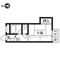 ハイツエイワＢ棟 205 ｜ 京都府京都市伏見区桃山井伊掃部西町（賃貸アパート1K・2階・19.83㎡） その2