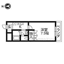 Ｄｅａｒ　Ｃｏｕｒｔ 205 ｜ 京都府相楽郡精華町山田小字下川原（賃貸アパート1K・2階・24.75㎡） その2