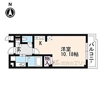 エアリーイースト 103 ｜ 京都府京田辺市東古森（賃貸マンション1K・1階・26.68㎡） その2