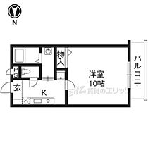 メゾン・チェリー　イースト 3-E ｜ 京都府京都市伏見区深草キトロ町（賃貸マンション1K・3階・31.35㎡） その2