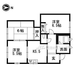 🉐敷金礼金0円！🉐大原野上里紅葉町12-8貸家