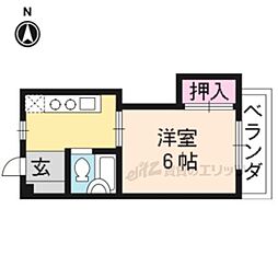 ステイ5391 1Kの間取図画像