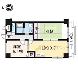 M.レヴェンテ 2LDKの間取図画像