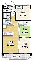 アデストビル　LIFE SPACE 506 ｜ 京都府京田辺市興戸犬伏（賃貸マンション3LDK・5階・64.80㎡） その2