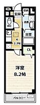 リュミエールアッシュ 206 ｜ 京都府京田辺市薪水取（賃貸アパート1K・2階・27.00㎡） その2