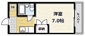 コスモクリーンハイツ 513 ｜ 京都府京田辺市三山木直田（賃貸マンション1K・5階・18.00㎡） その2