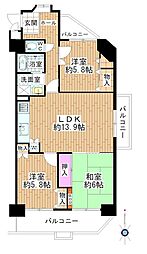 間取図画像 3LDK