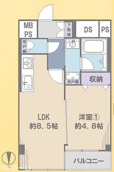 間取りを拡大表示