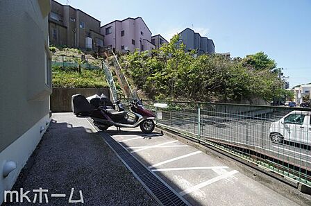 共用部 バイク置き場