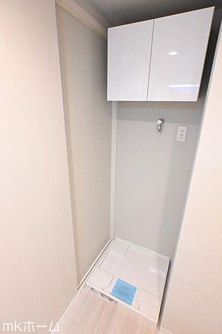 洗濯機置き場も広めのスペースを確保しております!是非、現地にてスペースを確認してみてください!