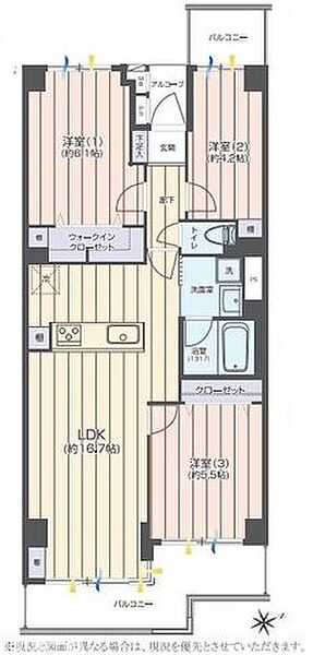 間取りを拡大表示