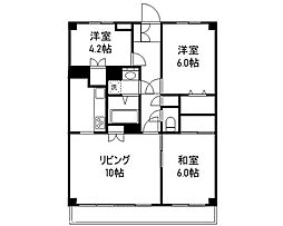 グラン・ドムール八千代台 3LDKの間取図画像