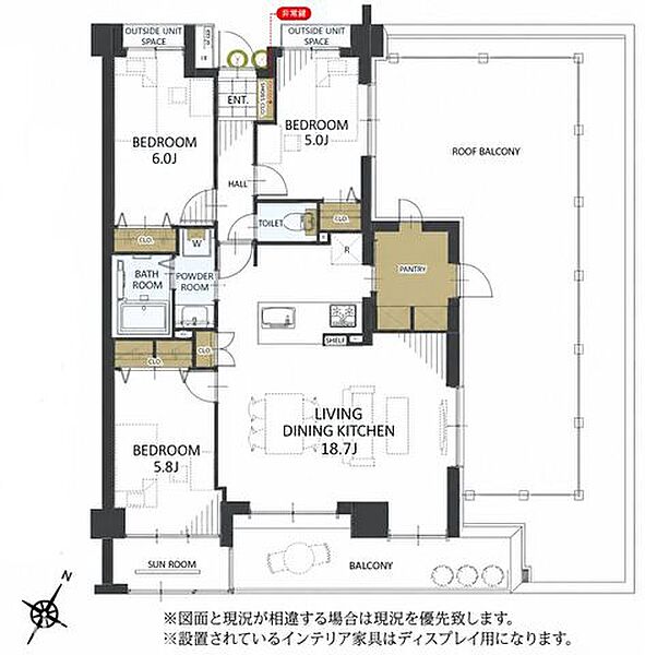 間取りを拡大表示
