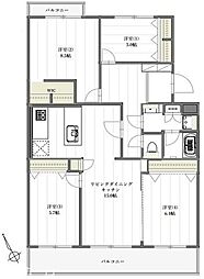 エステート上山5 4LDKの間取図画像