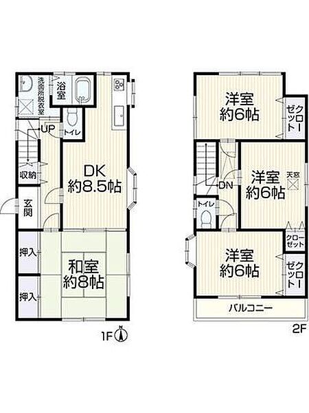 間取りを拡大表示