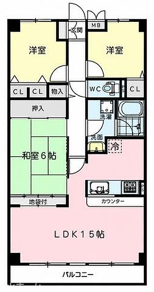 間取りを拡大表示