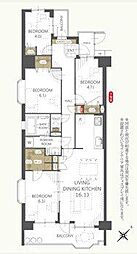 モア・ステージ南柏 4LDKの間取図画像