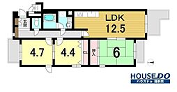 グランドメゾン上野公園 3LDKの間取図画像
