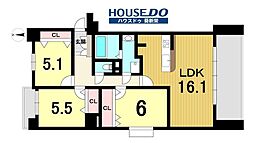間取図画像 3LDK