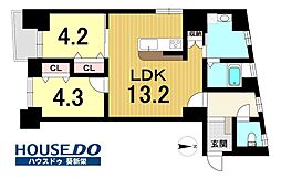 都ハイツ 2LDKの間取図画像