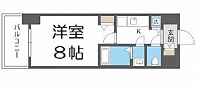 ディクス福島レジデンス  ｜ 大阪府大阪市福島区野田5丁目（賃貸マンション1K・7階・25.50㎡） その2