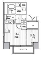 シーズンフラッツ靭本町  ｜ 大阪府大阪市西区靱本町2丁目（賃貸マンション1LDK・11階・31.50㎡） その2