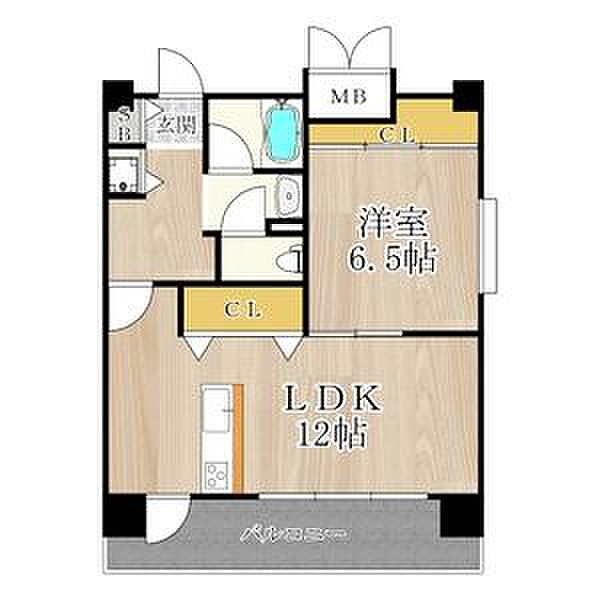 CITY　SPIRE桜川I ｜大阪府大阪市浪速区桜川2丁目(賃貸マンション1LDK・4階・44.65㎡)の写真 その2