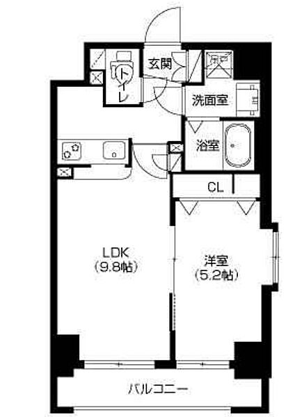 ラムール南森町アーバネックス ｜大阪府大阪市北区南森町2丁目(賃貸マンション1LDK・2階・36.51㎡)の写真 その2