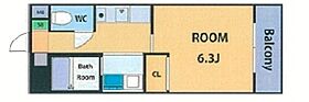 シェモア桜川  ｜ 大阪府大阪市浪速区桜川3丁目（賃貸マンション1K・5階・24.00㎡） その2