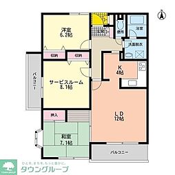 間取図画像 2SLDK