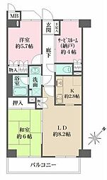 藤和シティホームズ荻窪駅前 3LDKの間取図画像