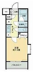 patio阿佐ヶ谷 1Kの間取図画像