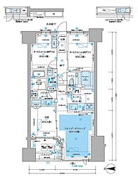 ディームス方南町 2SLDKの間取図画像