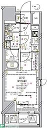 ディアレイシャス西武柳沢 1Kの間取図画像