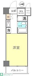 コスモフォーラム三鷹 ワンルームの間取図画像